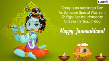 Happy Janmashtami 2022 Images & HD Wallpapers for Free Download Online: Bal Gopal Photos, Wishes, Messages and Greetings To Celebrate the Hindu Festival